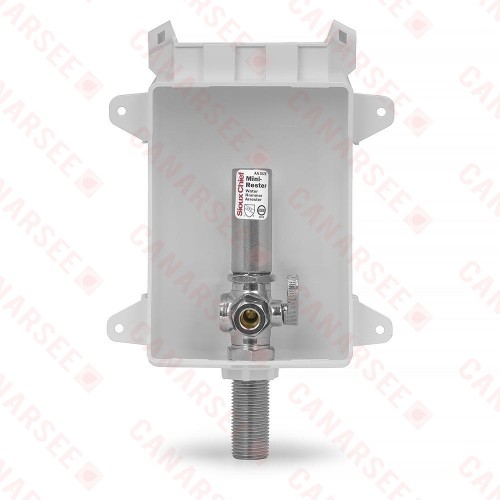 Ox Box Toilet/Dishwasher Outlet Box w/ Water Hammer Arrestor, 1/2" MPT/Sweat (Lead-Free)