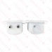 Ox Box Washing Machine Outlet Box w/ Water Hammer Arrestors, 1/2” PEX-A, LF