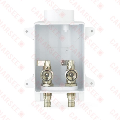 Ox Box ONE Washing Machine Outlet Box, 1/2” PEX-A, Lead-Free