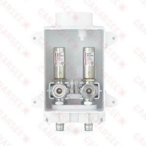 Ox Box ONE Washing Machine Outlet Box w/ Water Hammer Arrestors, 1/2” PEX-A, LF
