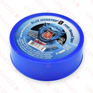 Blue Monster PTFE Thread Seal Tape, 3/4" x 1429"