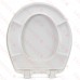 Bemis 730SL (White) Hospitality Plastic Soft-Close Round Toilet Seat