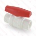 1/2” PVC Ball Valve, Solvent Weld, Sch. 40/80