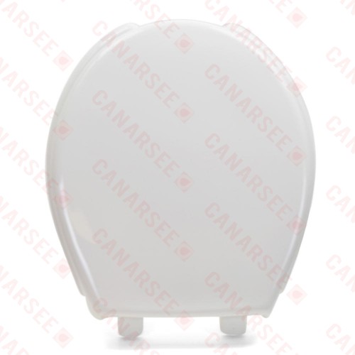 Bemis 7750TDG (White) Hospitality Plastic Round Toilet Seat w/ DuraGuard, Heavy-Duty