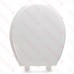 Bemis 7750TDG (White) Hospitality Plastic Round Toilet Seat w/ DuraGuard, Heavy-Duty