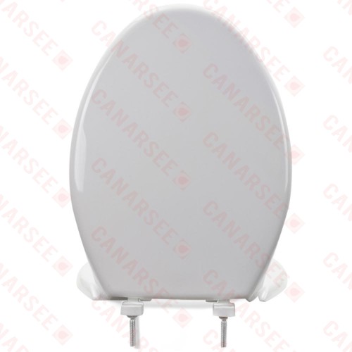 Bemis 7900TDGSL (White) Hospitality Plastic Elongated Toilet Seat w/ Soft-Close & DuraGuard, Heavy-Duty Bemis 7900TDGSL (White) Hospitality Plastic Elongated Toilet Seat w/ Soft-Close & DuraGuard, Heavy-Duty