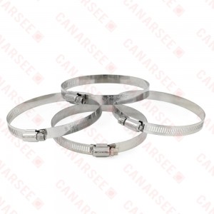 4'' Z-Vent Stainless Steel Gear Clamp (for Fresh Air Intake)