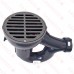 WeldOne 2" PVC Integral Trap Floor Drain w/ Round Ductile Iron Strainer & Ring
