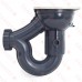 WeldOne 2" PVC Integral Trap Floor Drain w/ Square Stainless Steel Strainer & Rim