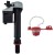 Korky QuietFill Platinum Universal Toilet Fill Valve & 2" Flapper Set (1.6 GPF or less)