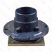 Square PVC Shower Tile/Pan Drain w/ Brushed Bronze Strainer, 2" Hub x 3" Inside Fit (less test plug)