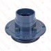 Round PVC Shower Tile/Pan Drain w/ Oil Rubbed Bronze Strainer, 2" Hub x 3" Inside Fit (less test plug)