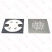 Round-To-Square Adapter for 821-T200(P) Drain w/ Snap-in St. Steel Strainer