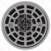 Round Tile-in PVC Shower Pan Drain w/ Screw-on Polished Steel Strainer & Ring, 2" Hub x 3" Inside Fit
