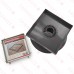 Square Tile-in PVC Shower Pan Drain w/ 5" x 5" St. Steel Tile Insert Grate, 2" Hub