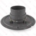 Square Tile-in PVC Shower Pan Drain w/ 5" x 5" St. Steel Tile Insert Grate, 2" Hub
