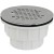 2” Hub PVC, Shower Module Drain w/ Snap-in Strainer