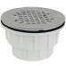 2” Hub PVC, Shower Module Drain w/ Snap-in Strainer