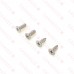 4-1/4" Satin Nickel Screw-on Shower Drain Strainer w/ Screws