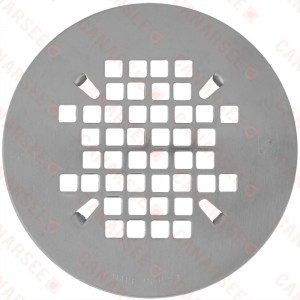 4-1/4" Satin Nickel Snap-in Shower Drain Strainer