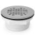 Sioux Chief 828-2 2" PVC Shower Drain (Slip-Fit) w/ Snap" 18 Gauge Strainer