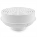 2" Hub x 3" Inside QuadDrain Round PVC Floor Drain w/ PolyPro Strainer, Sch. 40