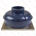 QuadDrain Square Floor Drain w/ Nickel Bronze Strainer & Ring, PVC 2" Hub x 3" Inside Fit