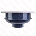 QuadDrain Square Floor Drain w/ Stainless Steel Strainer & Ring, PVC 2" Hub x 3" Inside Fit