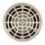 PVC Floor Drain, Round, Nickel Bronze, PVC 3" Hub × 4" Inside Fit