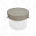 Basic Adjustable Cleanout Assembly, Round, Nickel-Bronze, PVC 6" Hub Basic Adjustable Cleanout Assembly, Round, Nickel-Bronze, PVC 6" Hub