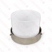 Basic Adjustable Cleanout Assembly, Round, Nickel-Bronze, PVC 6" Hub Basic Adjustable Cleanout Assembly, Round, Nickel-Bronze, PVC 6" Hub