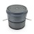 Basic Adjustable Cleanout Assembly, Round, Cast Iron, 4" Push-Fit Connection
