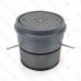 Basic Adjustable Cleanout Assembly, Round, Cast Iron, 4" Push-Fit Connection