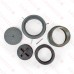 Basic Adjustable Cleanout Assembly, Round, Cast Iron, 4" Push-Fit Connection