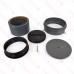 Basic Adjustable Cleanout Assembly, Round, Cast Iron, 6" Push-Fit Connection