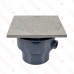 Standard Adjustable Cleanout Complete Assembly, Square, Stainless Steel, PVC 3" Hub Standard Adjustable Cleanout Complete Assembly, Square, Stainless Steel, PVC 3" Hub