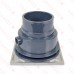 Standard Adjustable Cleanout Complete Assembly, Square, Stainless Steel, PVC 3" Hub Standard Adjustable Cleanout Complete Assembly, Square, Stainless Steel, PVC 3" Hub