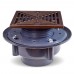 High-Capacity, Square PVC Shower Tile/Pan Drain w/ Oil Rubbed Bronze Strainer, 3" Hub High-Capacity, Square PVC Shower Tile/Pan Drain w/ Oil Rubbed Bronze Strainer, 3" Hub