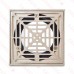 High-Capacity, Square PVC Shower Tile/Pan Drain w/ Matte St. Steel Strainer, 3" Hub