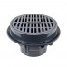 LittleMax Round PVC Floor Drain, 4" PVC Hub LittleMax Round PVC Floor Drain, 4" PVC Hub