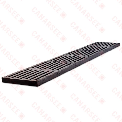 36" Heavy-Duty Ductile Iron FastTrack Cross-Slot Grate, ADA compliant