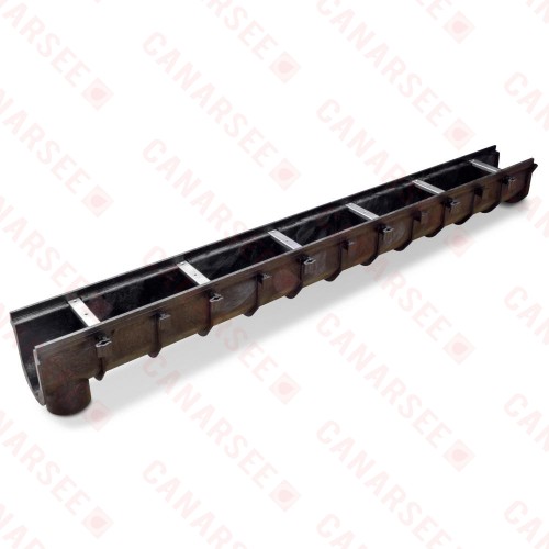 72" Heavy-Duty FastTrack Trench & Driveway Channel Drain, Sloped #6