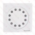 PVC 6" x 6" Bell Trap Square Floor Drain, 2" Hub