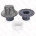 PVC Planter Area Drain Kit for Roof Gardens, Atriums, 3" PVC Hub