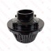 Cast Iron Roof Drain w/ Plastic Dome Strainer, 4" No-Hub