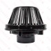Cast Iron Roof Drain w/ Plastic Dome Strainer, 4" No-Hub