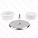 Cleanout Bushing Kit w/ Plug & Cover, Fits inside 2" PVC pipe Cleanout Bushing Kit w/ Plug & Cover, Fits inside 2" PVC pipe