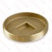 Heavy-Duty Brass Threaded Cleanout Plug w/ Raised Square Head, 3" MIP