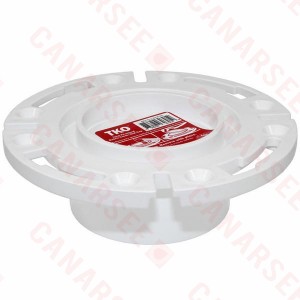 Sioux Chief 883-PT Total Knockout Closet Flange with Plastic Ring (3" Hub / 4" Inside)