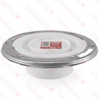 3" Spigot, Total Knockout Closet Flange (TKO) w/ Swivel St. Steel Ring, SCH40 PVC